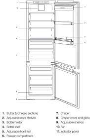 Blomberg BRFB1052FFBI2 22 Built-In Bottom Freezer Refrigerator with 8 Cu. ft. Capacity Duo Cycle Frost Free Cooling LED Lighting